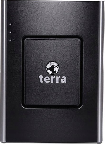 Kompjuter desktop Terra kompakt, format mini tower, i zi me argjend