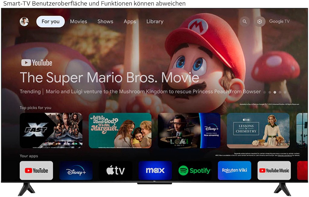 Televizor TCL 55V6BX1, 55", 4K Ultra HD, Google TV, i zi