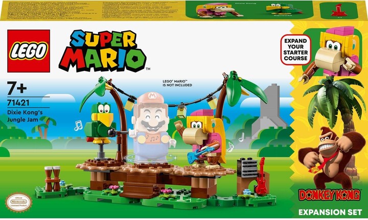 Set LEGO® Super Mario™ 71421 Dixie Kong and the Jungle Concert - Expansion Set