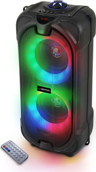 Kuti zanore Bluetooth Esperanza Rythm EP157, LED RGB, radio FM, e zezë