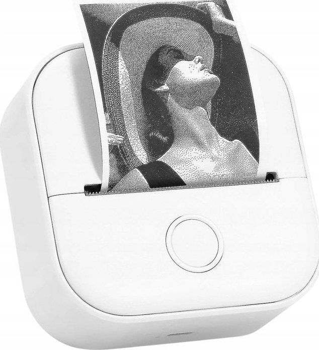 Printer etiketa Phomemo T02, termik, Bluetooth, i bardhë