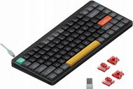 Tastierë mekanike NuPhy Air75 V2, 75%, wireless, RGB, e zezë