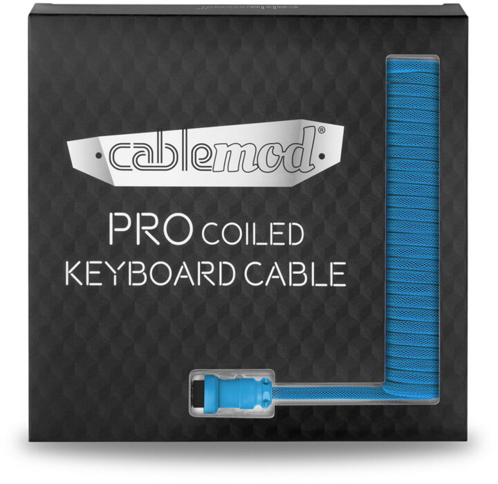 Kabllo spirale CableMod Pro, USB-C/USB-A, 1.5m, bruz