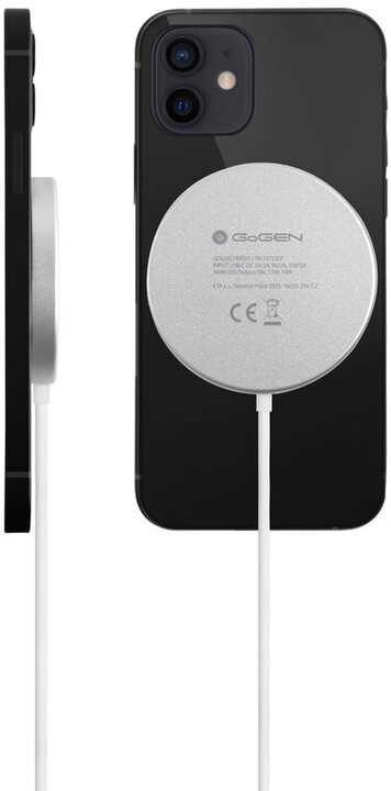 [OUTLET] Karikues wireless GoGEN me MagSafe, i bardhë				