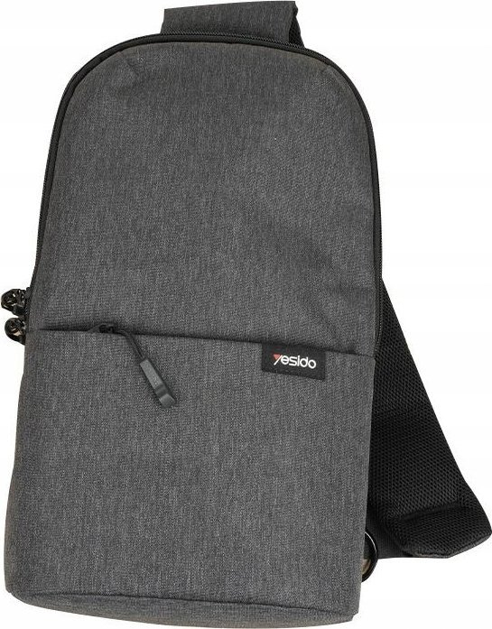 Çantë crossbody Yesido WBB3, poliester 600D, rezistente ndaj ujit, gri e errët