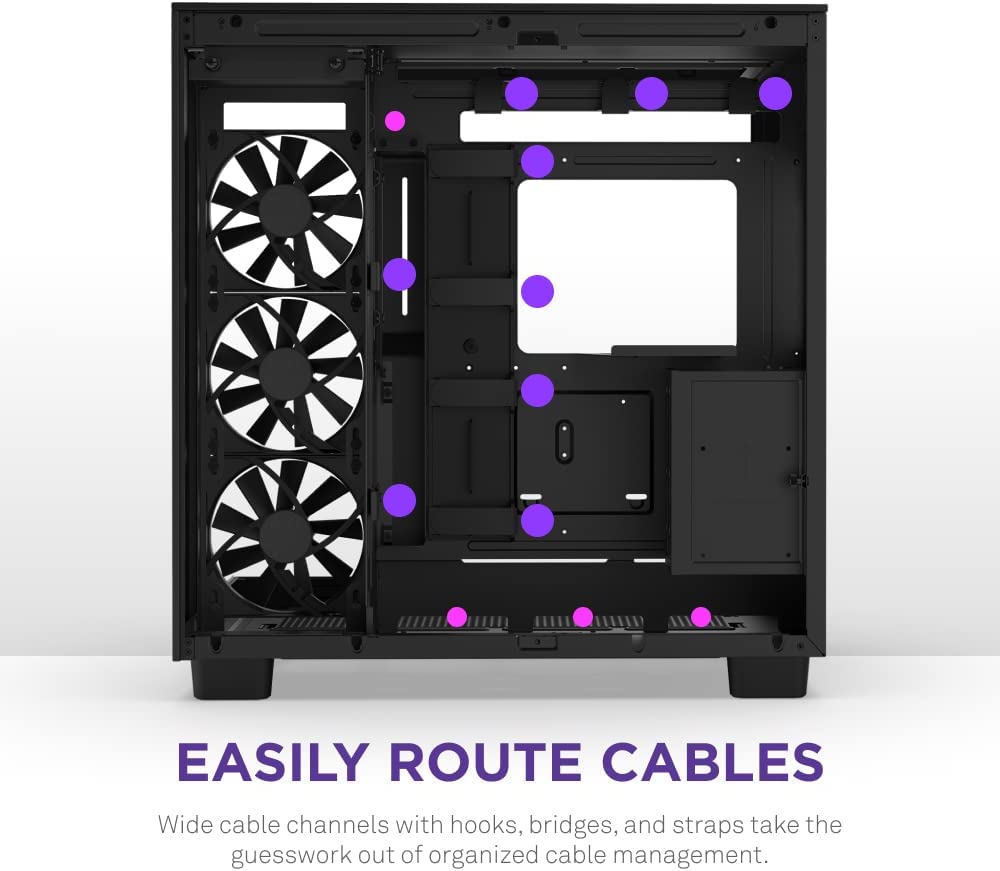 Kasë NZXT H9 Flow - E zezë
