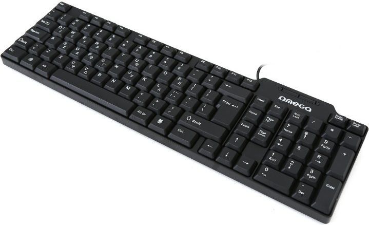 Tastierë Omega OK-05 (OK05TGR), e zezë, GR