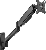 Mbajtëse murale Techly Swivel, për monitor 17-32", krah me gaz, e zezë