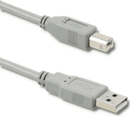 Kabllo USB Qoltec 50392, USB 2.0 A në B, 5m, gri
