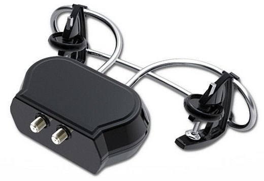 Antena DVB T Synaps AHD 390 Clip On, e brendshme, e zezë