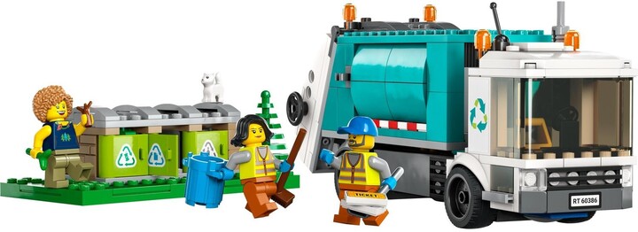 Set LEGO® City 60386 Garbage truck, 261 pjesë