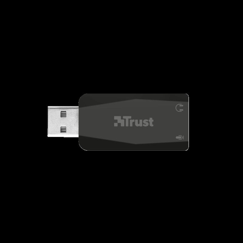 Mikrofon PC Trust Mico, USB dhe 3.5mm, me tripod, i zi blu