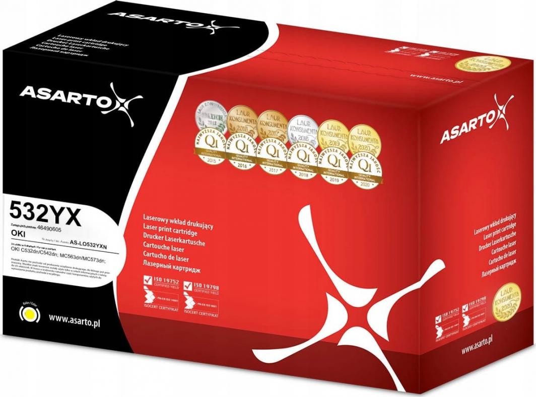 Toneri Asarto Replacement 46490605, Yellow, AS-LO532YXN