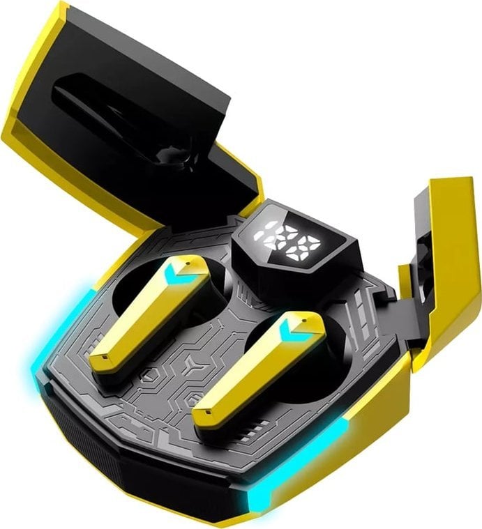 Kufje wireless Canyon GTWS 2, gaming, Bluetooth, të verdha