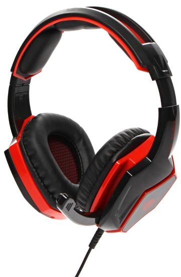 Kufje Red Fighter H2, 20,000 Hz, Mini Jack 3.5 mm, të zeza