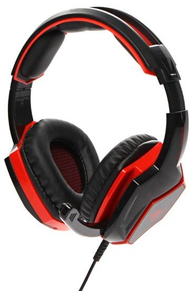 Kufje Red Fighter H2, 20,000 Hz, Mini Jack 3.5 mm, të zeza