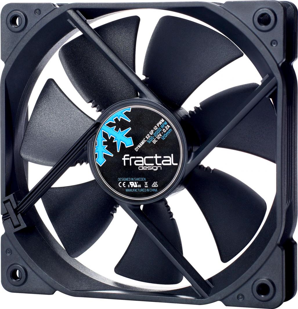Ftohës Fractal Design Dynamic X2 GP-12 PWM, 120 mm, i zi