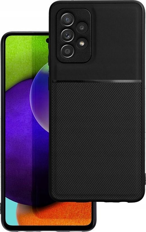 Kapak telefoni Forcell Noble për Samsung Galaxy A05s, fleksibël, i zi