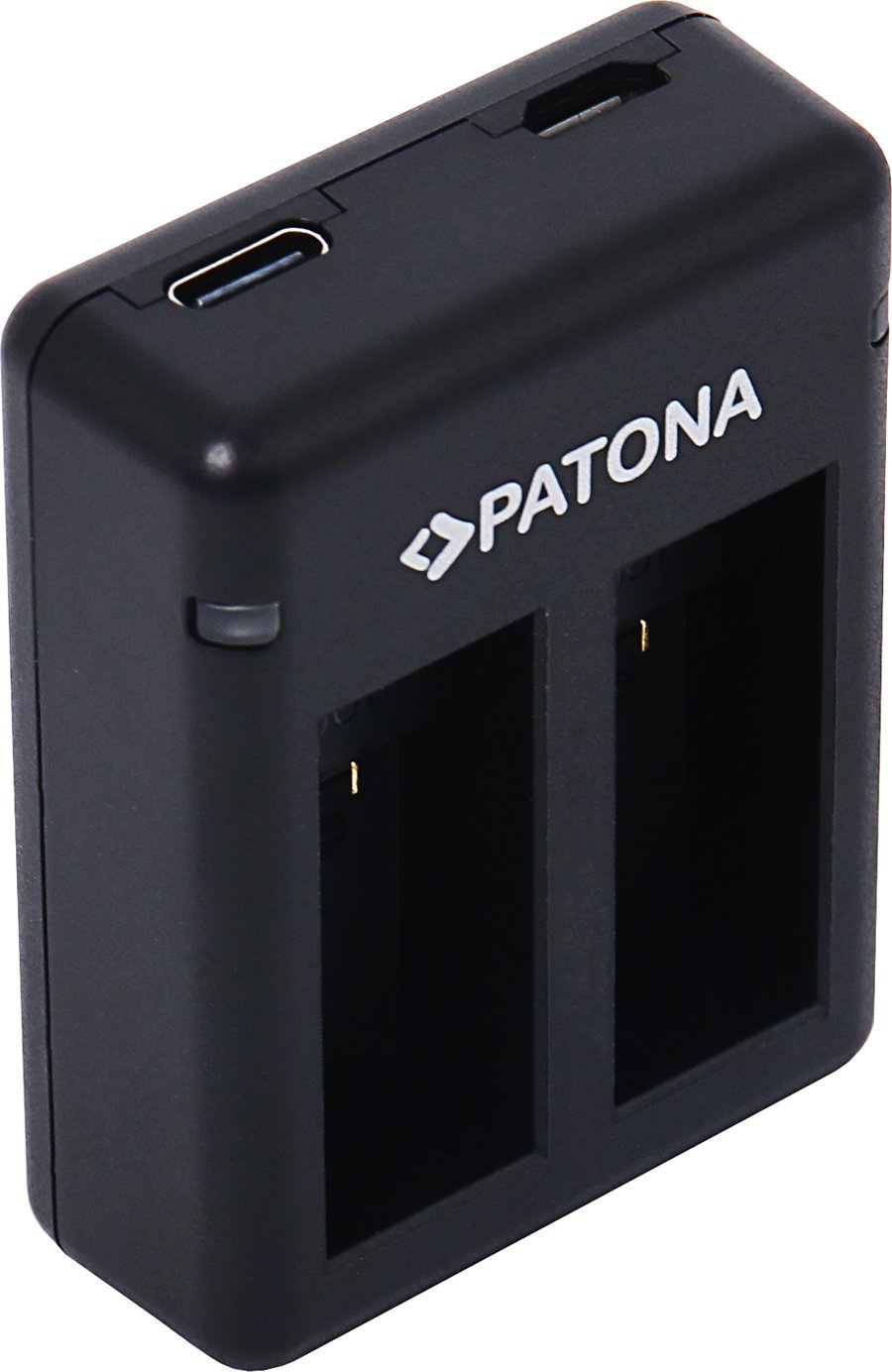 Полнач за батерии Патона Dual USB, за ГоПро Херо 9 и Херо 10, црн
