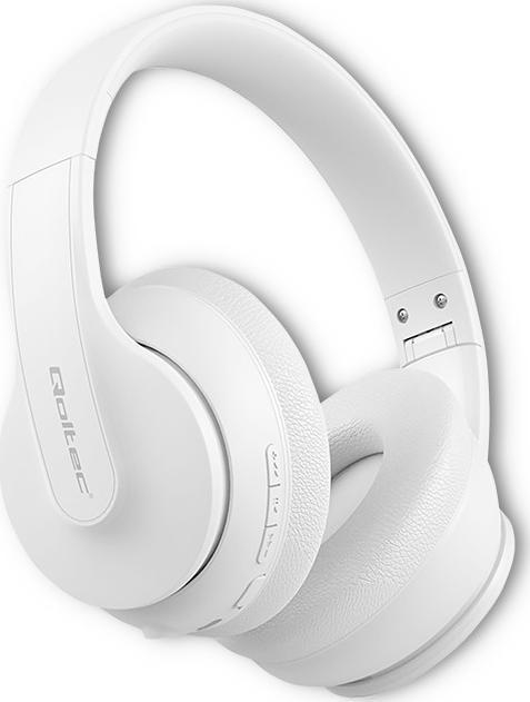 Kufje pa tela Qoltec 50845, Bluetooth 5.0, mikrofon, të zeza