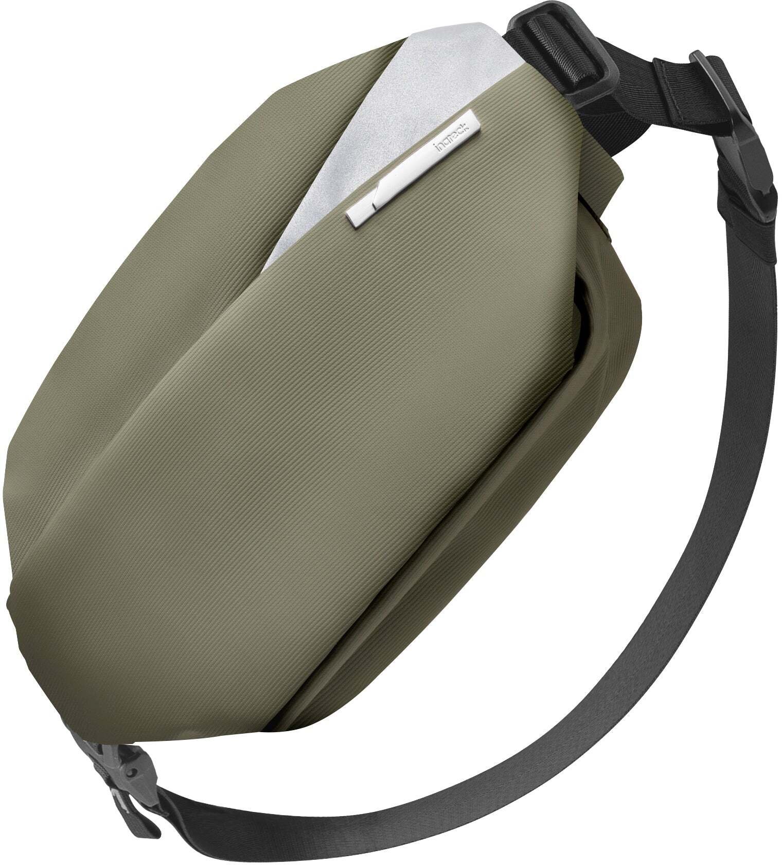 Çantë crossbody Inateck Sling Bag X, shumë xhepa, rezistente ndaj ujit, uniseks, e zezë