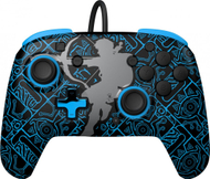 Kontroller PDP Rematch Zelda Sheikah Shoot Glow, me kabllo, i zi / i kaltër