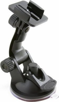 Mbajtëse me vakum Xrec për dritare, për kamera GoPro 2 3 4 5 6 7, e zezë