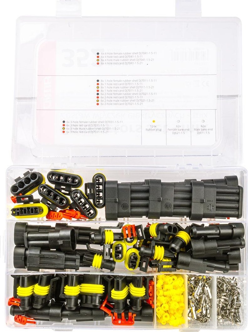 Set konektorësh elektrikë Superseal, 352 copë, 1 6 pin, hermetik