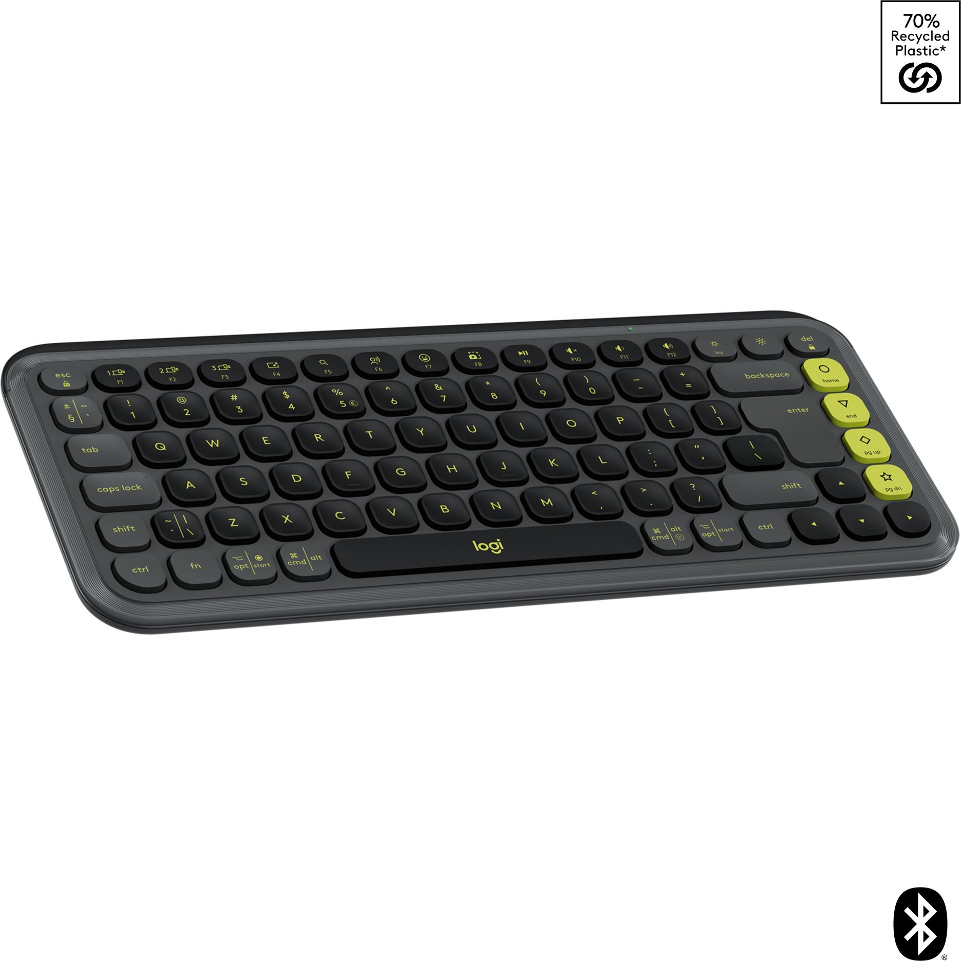 Tastierë Logitech POP Keys, Bluetooth, kompakte, grafit