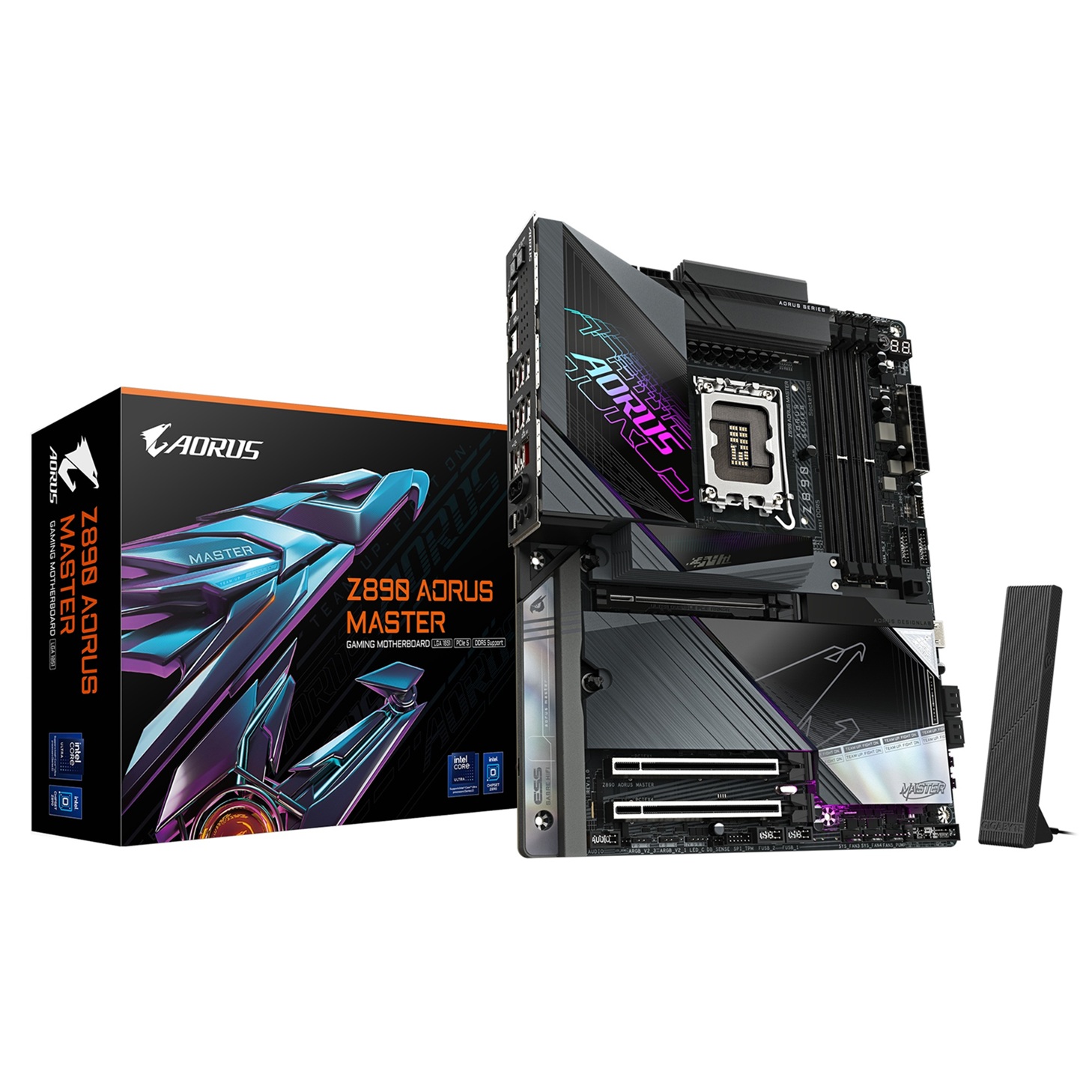 Pllakë amë Gigabyte Z890 AORUS MASTER, ATX, LGA 1851, DDR5, e zezë