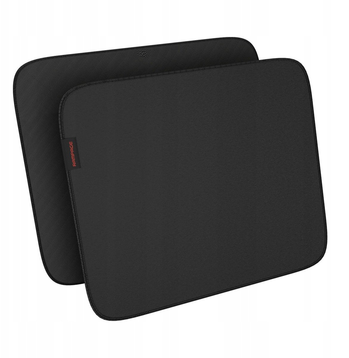 Mousepad gaming Rampage Pulsar Pro S, 290x240x3mm, tekstil i qepur, i zi