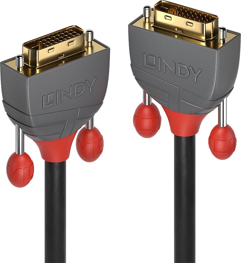 Kabllo Lindy DVI-D - DVI-D, 7.5m, e hirtë