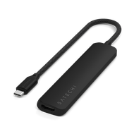 Përshtatës Satechi 6-in-1 USB-C Slim Multiport, i zi