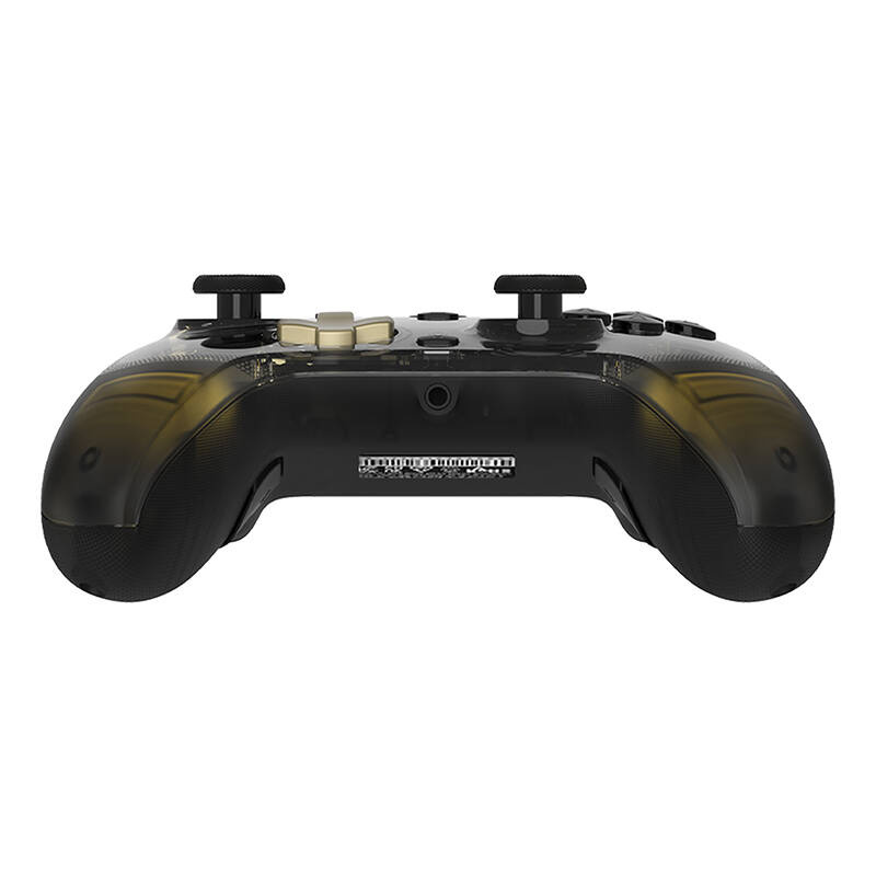 Gamepad Gamesir Kaleid Flux, me kabllo, RGB, transparent i zi