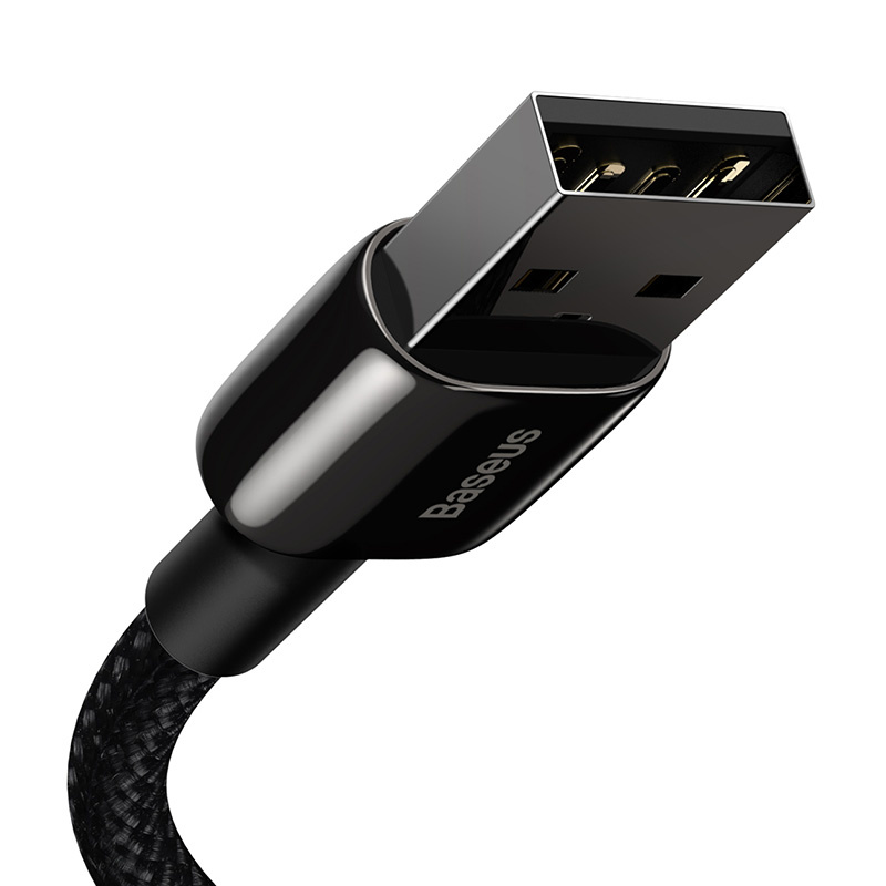 Kabllo USB Baseus CALWJ-A01 USB A në Lightning, 2 m, 2.4A, e zezë