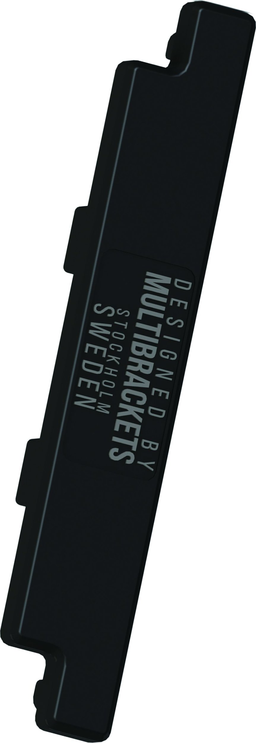 Kapak skaji për shina Multibrackets M Pro Series, set 2 copë, plastikë, i zi