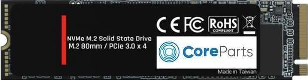 SSD i brendshëm CoreParts CPSSD-M.2NVME-256GB, 256GB, M.2 PCI Express, i zi