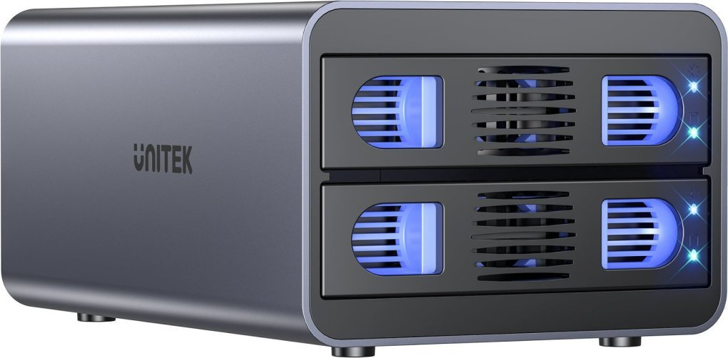 Надворешно куќиште Unitek, за SATA дискови 2.5"/3.5", USB 5 Gbps, 40TB, црно
