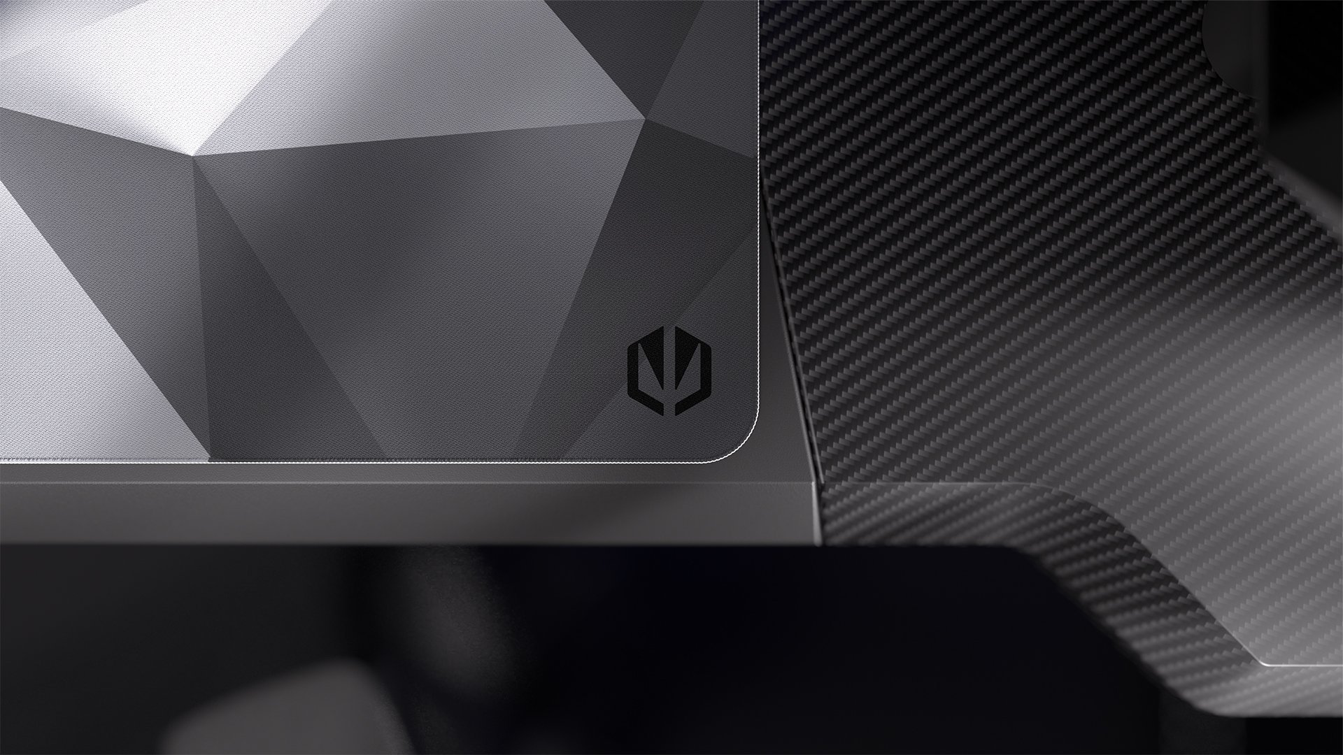Mouse pad gaming ENDORFY Crystal Black XL, 900x400mm, sipërfaqe rrëshqitëse, i zi gri bardhë