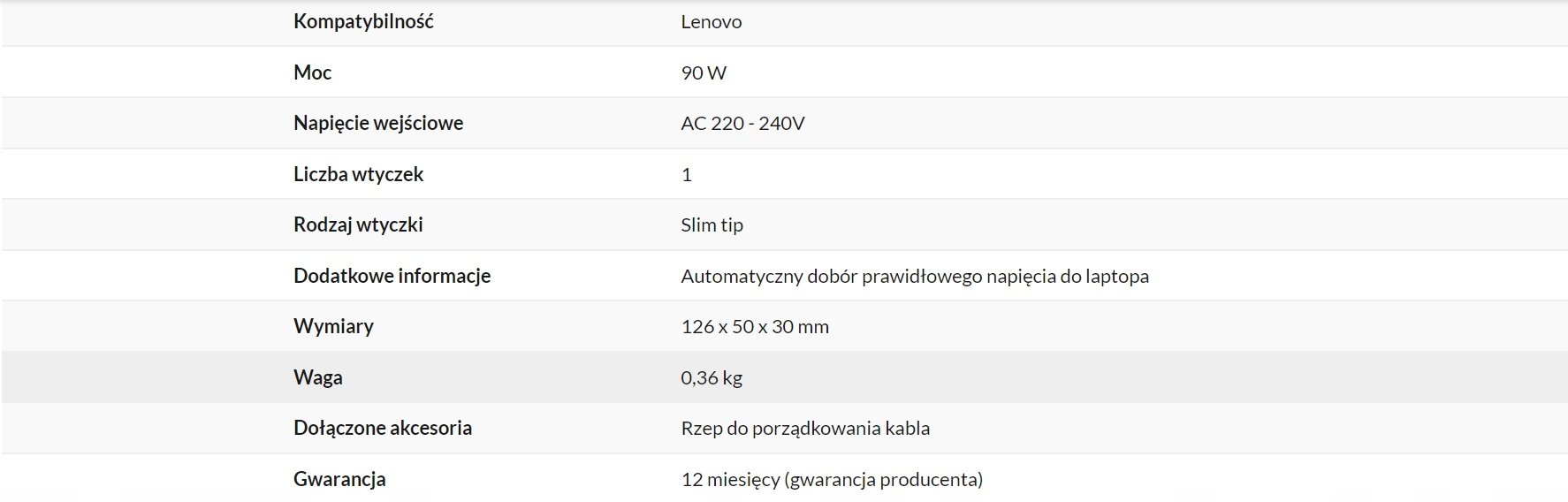 Adaptori karikues për laptop Lenovo 135W Slim Tip, me kabllo rryme, i zi