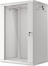 Kabinet muror rrjeti Lanberg WF01-6418-10S, 19", 18U, gri