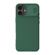Mbështjellës Nillkin CamShield Pro për iPhone 16 Plus, mbrojtje kamere, jeshile e errët