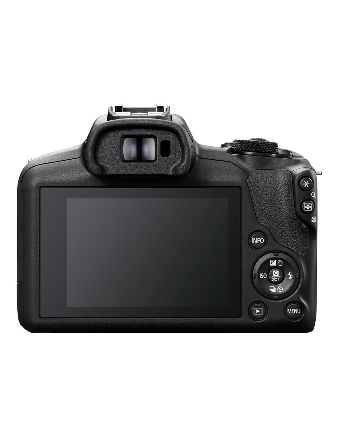 Kamerë mirrorless Canon EOS R100, KIT 18-45mm 75-300mm, e zezë