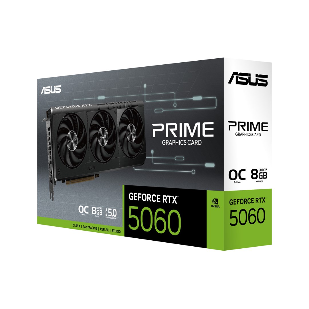 Kartelë grafike ASUS Prime GeForce RTX 5060 OC 8 GB