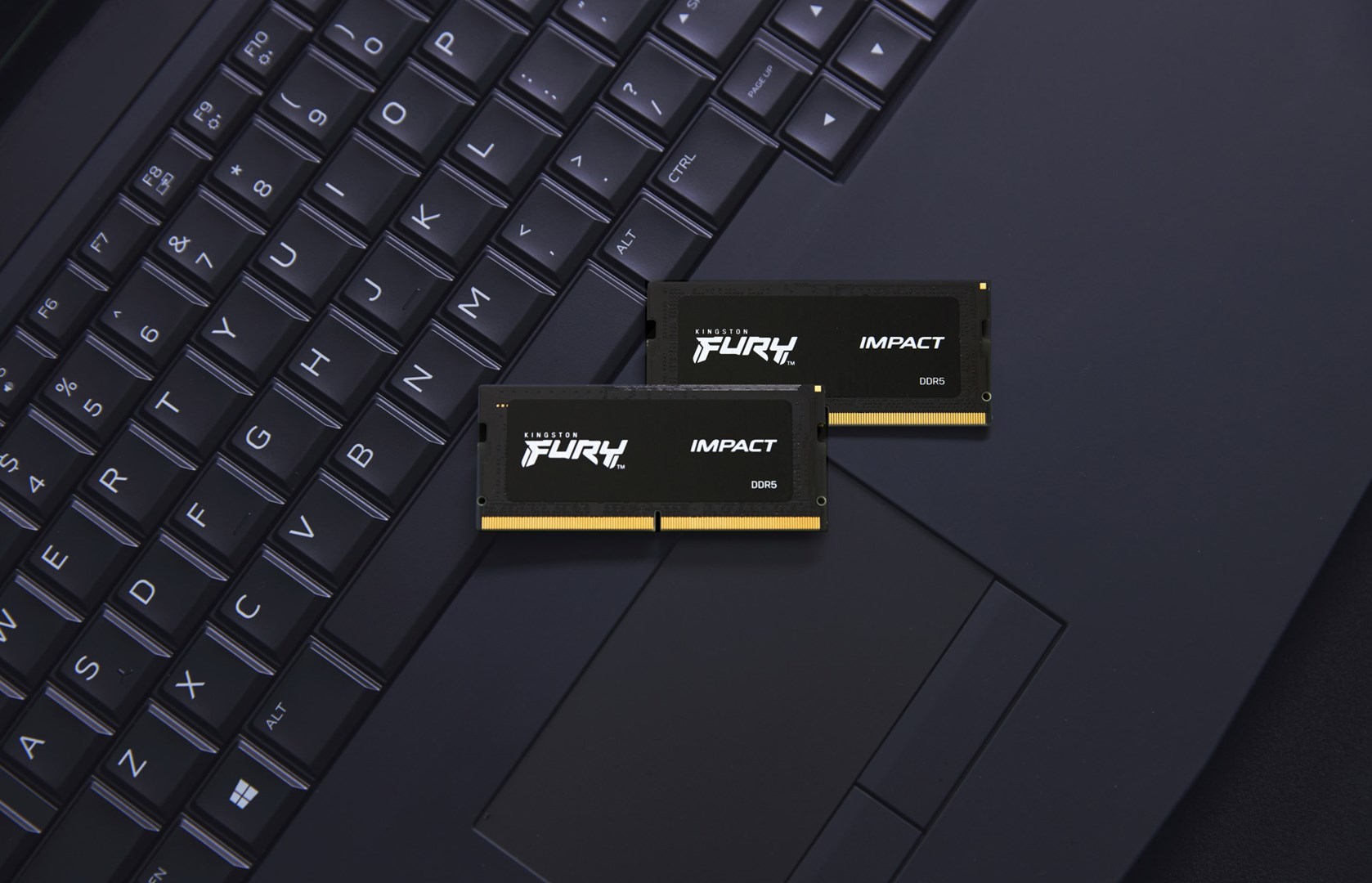RAM меморија Kingston FURY Impact, 64GB, DDR5, 4800MHz, црна