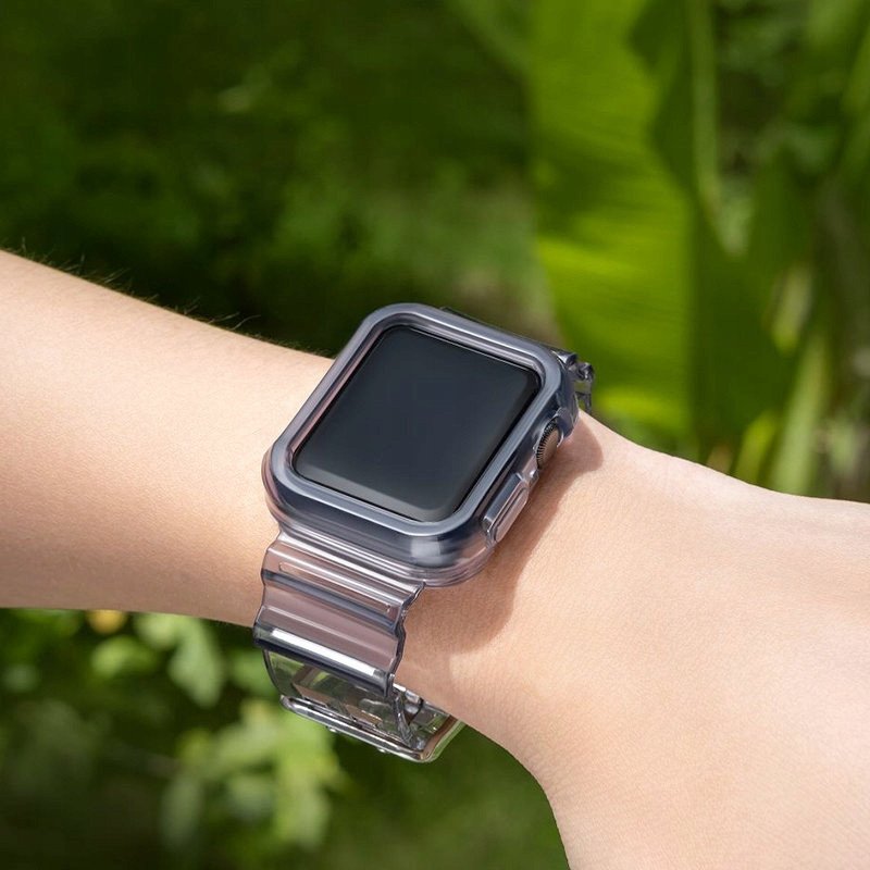 Rrip dore për orë Hurtel Light Strap, Apple Watch 40mm, TPU, i zi