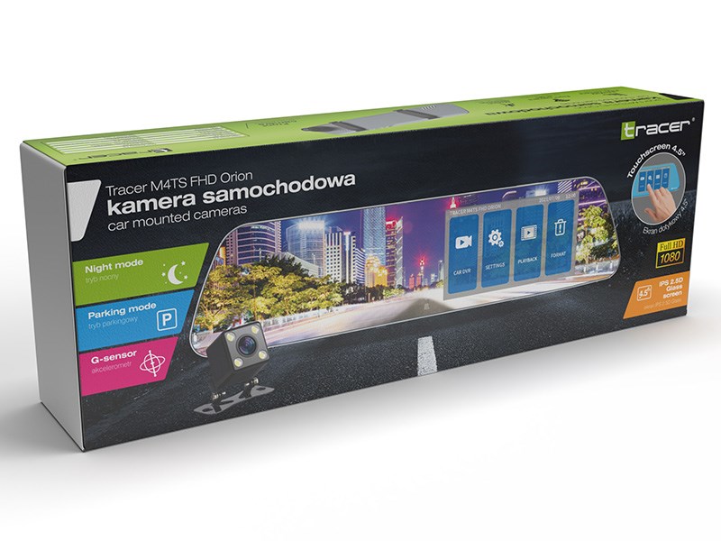 Kamerë makine Tracer M4TS Orion, 1080p, 4.5", e zezë