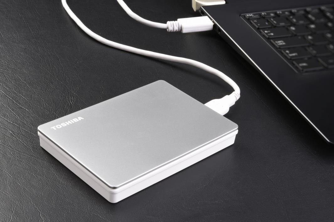 Disk i jashtëm HDD Toshiba Canvio Flex (HDTX140ESCCA), 4TB, i argjendtë