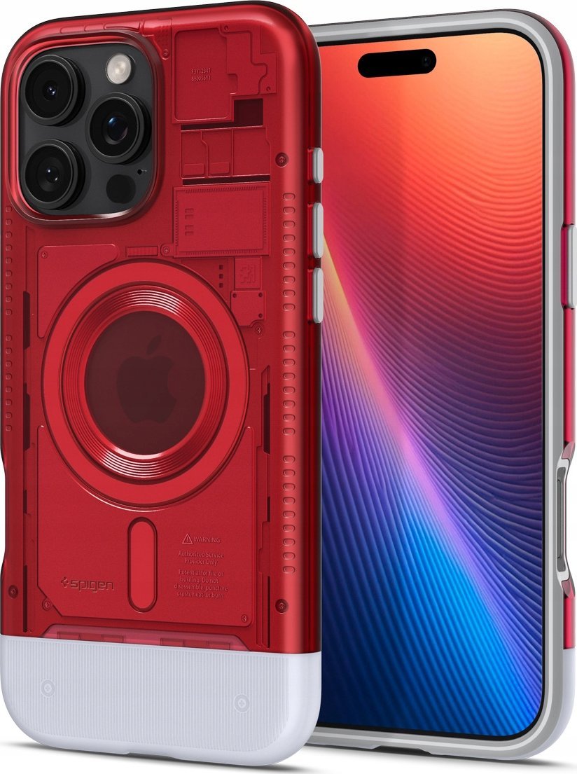 Mbulesë telefoni Spigen Classic C1 MagFit, për iPhone 16, 6.3", transparente