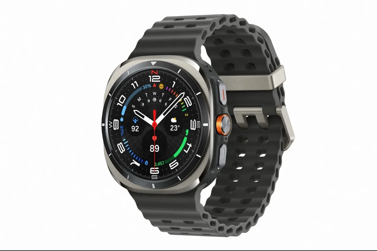 Orë Samsung Galaxy Watch Ultra (2025), 47mm, e argjendtë